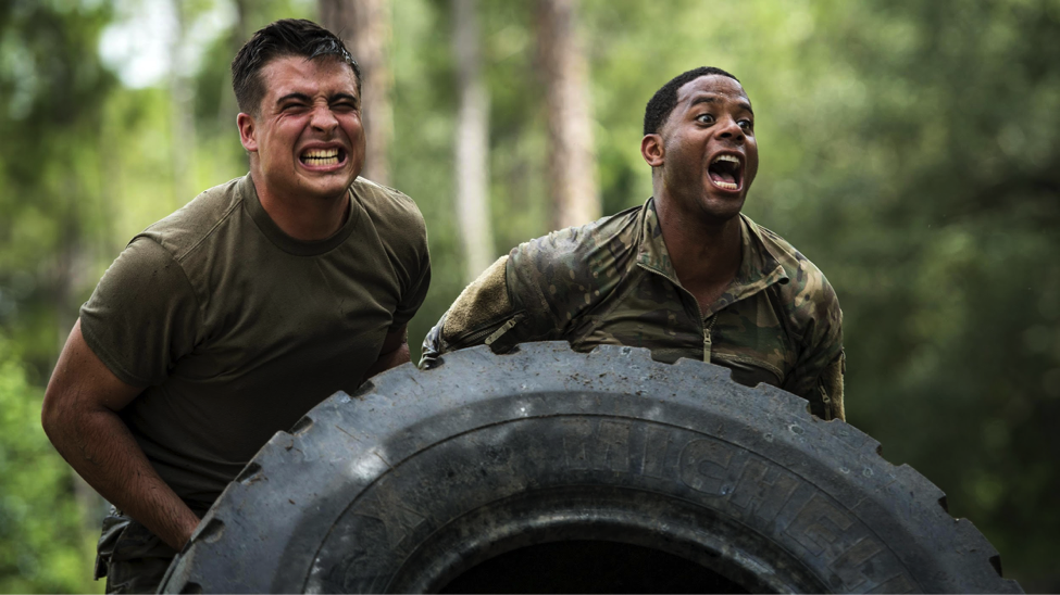 Tactical fitness and tire flipping results in strength